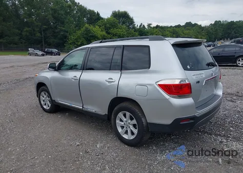 2013 Toyota Highlander Se V6 from USA, damaged, VIN 5TDZK3EH4DS113437